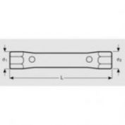 LLAVE TUBO 2 BOCAS PASANTE BAHCO