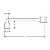 LLAVE PIPA ABIERTA 6C BAHCO