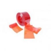 TIRA CORTINA PVC ROJO MT
