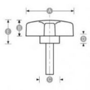 MANDO CUATRO PUNTAS MACHO #M