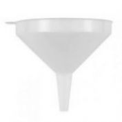 EMBUDO PLASTICO BLANCO 