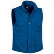 CHALECO ACOLCHADO MULTIBOLSILLOS VALENTO REPORTER AZUL ROYAL