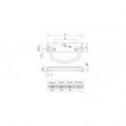 TIRADOR ABATIBLE ZINCADO AMIG-15