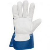 GUANTES PIEL FLOR TUFF JUBA 405B 2132X AZUL/NATURAL