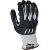 GUANTES ANTI-IMPACTO NITRILO K-ROCK JUBA 4560IM 4X43CP NEGRO