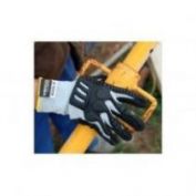 GUANTES ANTI-IMPACTO NITRILO K-ROCK JUBA 4560IM 4X43CP NEGRO