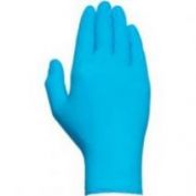 GUANTES DESECHABLES NITRILO 0,08 MM JUBA 571 AZUL CAJA 100 UND