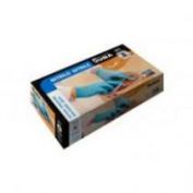 GUANTES DESECHABLES NITRILO 0,08 MM JUBA 571 AZUL CAJA 100 UND