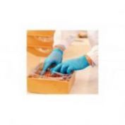 GUANTES DESECHABLES NITRILO 0,08 MM JUBA 571 AZUL CAJA 100 UND