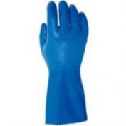 GUANTES NITRILO SOPORTE ALGODON PHULAX 30 CM  JUBA G630 3121X AZUL