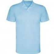 POLO TECNICO M/C HOMBRE ROLY MONZHA 0404 AZUL CELESTE