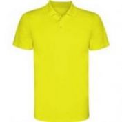 POLO TECNICO M/C HOMBRE ROLY MONZHA 0404 AMARILLO FLUOR