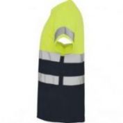 CAMISETA AV TECNICA M/C ROLY DELTA 9310 MARINO-AMARILLO