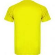 CAMISETA TECNICA M/C UNISEX ROLY MONTECARLO 0425 AMARILLO FLUOR