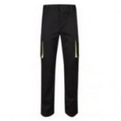 PANTALON STRETCH MULTIBOLSILLOS VELILLA 103008S NEGRO-AMARILLO