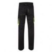 PANTALON STRETCH MULTIBOLSILLOS VELILLA 103008S NEGRO-AMARILLO