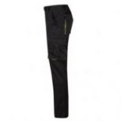 PANTALON STRETCH MULTIBOLSILLOS VELILLA 103008S NEGRO-AMARILLO