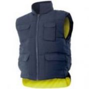 CHALECO ACOLCHADO REVERSIBLE VELILLA 148 MARINO-AMARILLO