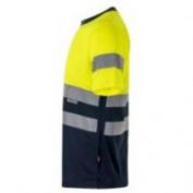 CAMISETA TECNICA AV M/C VELILLA 305506 AMARILLO-MARINO
