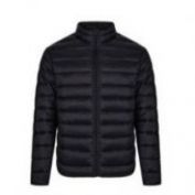 CHAQUETA UNISEX ACOLCHADA LIGERA VELILLA JG300U NEGRA
