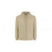 SUDADERA CREMALLERA CAPUCHA VELILLA SF270U LATTE 
