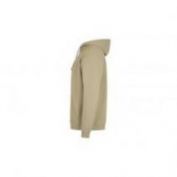 SUDADERA CREMALLERA CAPUCHA VELILLA SF270U LATTE 