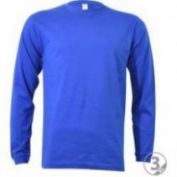 CAMISETA M/L LONG AZUL ROYAL