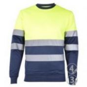 SUDADERA A/V MANCHESTER AMARILLO/MARINO