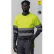 SUDADERA A/V MANCHESTER AMARILLO/MARINO