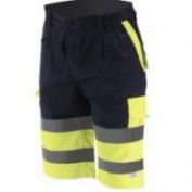 BERMUDA AV MULTIBOLSILLOS CHINTEX 1061B AMARILLO-MARINO