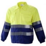 CAZADORA AV MULTIBOLSILLOS COMBINADA CHINTEX 1200 AMARILLO-MARINO