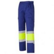 PANTALON AV MULTIBOLSILLOS COMBINADO CHINTEX 1061 MARINO-AMARILLO