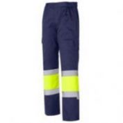 PANTALON AV MULTIBOLSILLOS ALGODON CHINTEX 1061A MARINO-AMARILLO