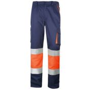 PANTALON AV MULTIBOLSILLOS FORRADO WORKO WR 2 152 NARANJA-MARINO