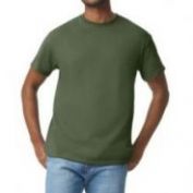 CAMISETA M/C ULTRA ALGODON HOMBRE GI5000 VERDE MILITAR