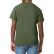CAMISETA M/C ULTRA ALGODON HOMBRE GI5000 VERDE MILITAR