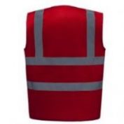 CHALECO AV BASICO UNISEX YHVW100 ROJO