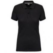 POLO ANTIBACTERIANO M/C MUJER WK275 NEGRO