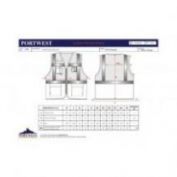 CHALECO AV MALLA PORTA IDENTIFICACION PORTWEST C496 AMARILLO