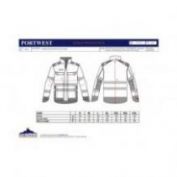 CHAQUETA AV IGNIFUGA IMPERMEABLE PORTWEST MODAFLAME MV70 MARANJA-MARINO