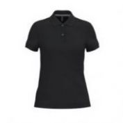 POLO CASUAL M/C MUJER K242 NEGRO