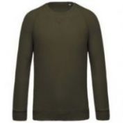SUDADERA ALGODON ORGANICO HOMBRE K480 VERDE MOSSY
