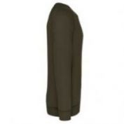 SUDADERA ALGODON ORGANICO HOMBRE K480 VERDE MOSSY