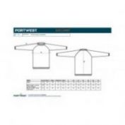 SUDADERA IGNIFUGA PORTWEST MODAFLAME FR12 MARINO