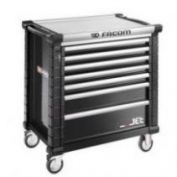 CARRO DE HERRAMIENTAS NEGRO CON 7 CAJONES 4 MODULO