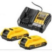 KIT DEWALT 2 BATERIAS XR 18V 2AH Y CARGADOR