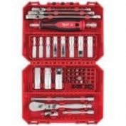 JUEGO 42 PIEZAS, LLAVES COMBINADAS Y VASOS 1/4" COMPATIBLE CON PACKOUT MILWAUKEE