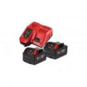 BATERIA 5.0Ah RESISTENTE A QUIMICOS + CARGADOR MILWAUKEE M18 NRGCR-502