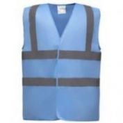 CHALECO AV BASICO UNISEX YHVW100 AZUL SKY