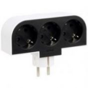 ADAPTADOR ENCHUFE GIRATORIO SIMON 3 TOMAS 16A